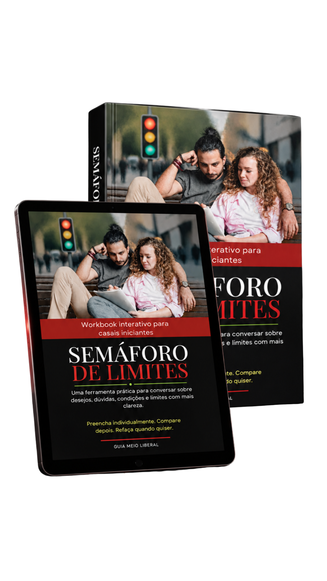 Mockup do e-book Semáforo de Limites