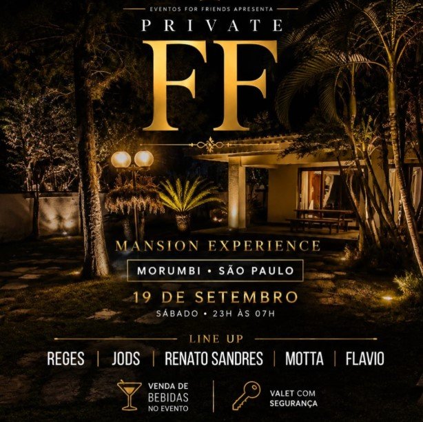 Flyer de PRIVATE FF | MANSION EXPERIENCE