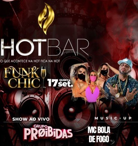 Flyer de HOTBAR SP – FUNKCHIC