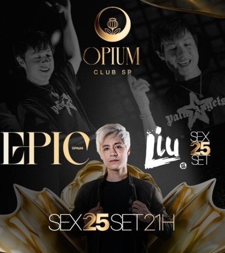Flyer de EPIC OPIUM — DJ Liu