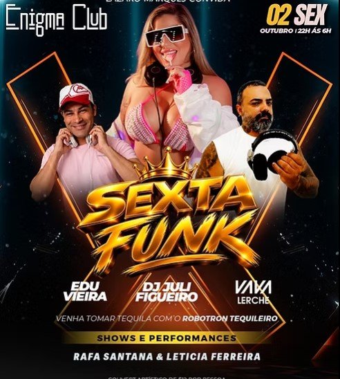 Flyer de ENIGMA CLUB – Sexta Feira