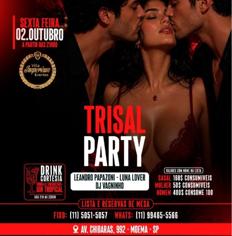 Flyer de Villa Imperium – Sexta Feira