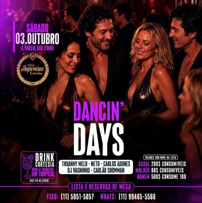 Flyer de Villa Imperium – Sábado