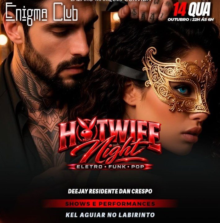 Flyer de ENIGMA CLUB – Quarta Feira