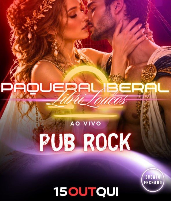 Flyer de Paquera Liberal Quinta-feira
