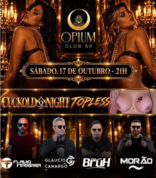 Flyer de Opium Club – Sábado