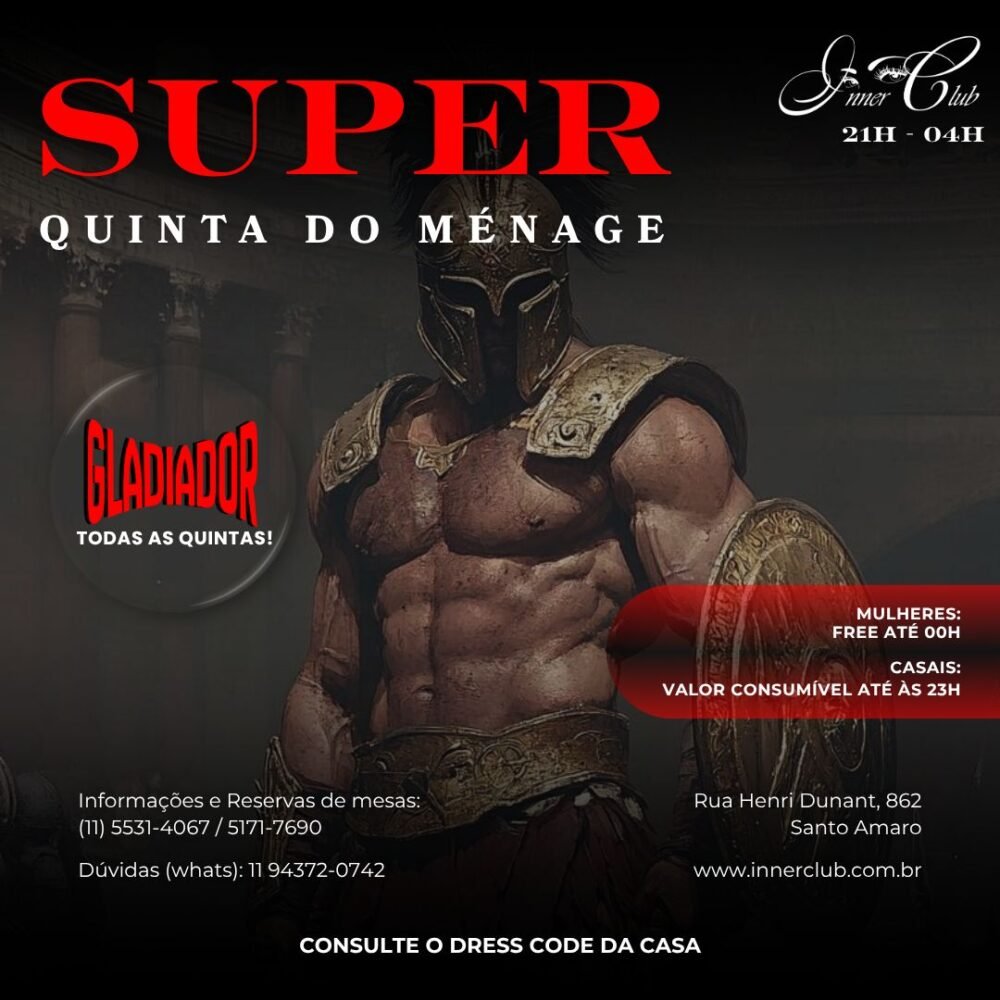 Flyer de INNER CLUB – Quinta do Ménage